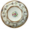 <p>Prato em porcelana Cia das &Iacute;ndias, decora&ccedil;&atilde;o Fam&iacute;lia Rosa. China, Qing, Jiaqing (1796- 1820) s&eacute;culo XIX. 20 cm.</p>