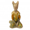 <p>Escultura em cer&acirc;mica, representando figura feminina. A maneira Tang,&nbsp;possivelmente&nbsp;do per&iacute;odo. Apresenta restauro. 19 cm.</p>