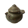 <p>Pequeno recipiente com sua tampa original, em formato de pássaro. China, Qing, possivelmente século XVIII. 8 x 9 x 7 cm.</p>