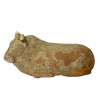 <p>Escultura em cerâmica arqueológica representando Boi. China, época não identificada. 5 x 10 cm. Peça de estudos arqueológicos.</p>