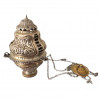 <p>Incensário em prata de lei, de origem portuguesa com contraste Javali. Portugal, cerca de 1900. 19 cm.</p>