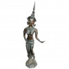 <p>Escultura em ferro representando Dançarina. Tailandia, século XX. 104 cm.</p>