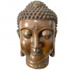<p>Cabeça de buda em bronze. China, principio do século XX. 26 cm.</p>