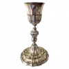 <p>Cálice em prata e metal prateado. Portugal, século XIX. 24 cm.</p>