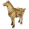 <p>Escultura em marfim, representando Cavalo. China, princípio do século XX. 36 x 37 x 11 cm.</p>