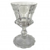 <p>Cálice em cristal. Serviço Don Pedro II. Século XIX. Mínimo bicado na base.15 cm.</p>