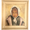 <p>Nelson Nobrega. Menina. Óleo sobre Eucatex. Assinado cid e datado 1941. 37 x 32 cm (sem moldura) e 50 x 45 cm (com moldura).</p>