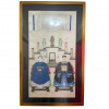 <p>Pintura sobre pergaminho representando imperador e imperatriz. 120 x 66 cm (sem moldura) e 146 x 92 cm (com moldura). China, s&eacute;culo XIX.</p>