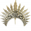 <p>Resplendor em metal banhado a prata Brasil. 17 x 17 cm.</p>