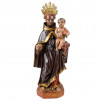 <p>Escultura em madeira, representando Santo Antônio com menino. Brasil, século XVIII/XIX. 26 cm (com coroa) e 30 cm (sem coroa).</p>