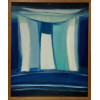 <p>MARIA LEONTINA – Composição. Obra em óleo sobre tela de Maria Leontina (1917–1984), artista fundamental da abstração brasileira. Nesta composição, predominam tons de azul, branco e verde. Assinada, datada e localizada no verso: Rio de Janeiro. Apresenta pequeno rasgo. Dimensões: 72 × 59 cm.</p>