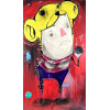 <p>ANDY HOPE &ndash; Composi&ccedil;&atilde;o com figura. OST, 120 x 70 cm. Artista da Cidade Tiradentes (SP), Andy Hope tem sua obra marcada pela influ&ecirc;ncia da street art e dos cartoons.</p>