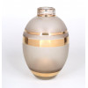 <p>SABINO - Vaso de vidro Art&iacute;stico decorado com ouro estilo e &eacute;poca Art Deco - Fran&ccedil;a Sec XX - (Ex. Cole&ccedil;&atilde;o Maestro Ronaldo Bolonha). 28 cm alt, 16 cm di&acirc;m.</p>
