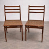<p>ALEXANDRE RAPOPORT - Seis (6) cadeiras em jacarand&aacute;, design da d&eacute;cada de 60 em bom estado de conserva&ccedil;&atilde;o r&iacute;gidas e com a palhinha natural antiga mais integra, medindo 80 cm de altura no encosto por 43 cm por 47 cm. P.S.: Caso tenha interesse em ver a pe&ccedil;a pessoalmente, entre em contato conosco.</p>