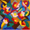 <p>CLAUDIO TOZZI - Flores 1991 - CID - 57 x 57 cm.</p>