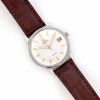 <p>Omega Seamaster circa 1967 - Caixa de aço. Cerca de 34,5mm de diâmetro. Movimento automático com data (cal.565). Visor de acrílico. Caixa, coroa, movimento e mostrador assinados. Fabricado na Suíça. Ref.166.002/nº25381478.</p>