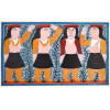 <p>ALCIDES PEREIRA DOS SANTOS - A Natureza. OST. Ass., Tit. e Dat. 2005. CID. Ex-coleção Roberto Rugiero. 81 x 135 cm.</p>