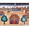 <p>MANOEL MARTINS - Paisagem. Óleo sobre tela. Dat. 1971. 40 x 50 cm.</p>