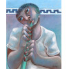 <p>A.SARRO - Flautista. Datado 88. OST. Assinado no CID. 50 x 40 cm.</p>
