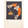 <p>JUAREZ MACHADO - Colagem/técnica mista. Assinado no CID. Obra não emoldurada - 22 x 19 cm.</p>