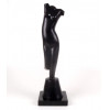 <p>VICTOR BRECHERET - Torso Feminino. Escultura de bronze com pátina escura, sobre base de mármore. Acompanha certificado da família . 71 cm (altura), 16 x 14 cm.</p>