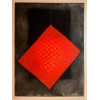 <p>Piza, Arthur Luiz - Composi&ccedil;&atilde;o Vermelho e Preto - Gravura em metal, 48 x 36 cm, ass. inferior direito, tiragem 18/99</p>