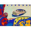 <p>Rubens Gerchman - India - Acr&iacute;lica s/ tela, 50 x 70 cm, ass. inferior direito e verso, dat. 2003</p>