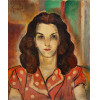 <p>Guignard, Alberto da Veiga - Retrato de Vera Lomonaco Portinari - &Oacute;leo s/ tela, 55 x 46 cm, ass. superior esquerdo e verso, dat. 1946. Ex. cole&ccedil;&atilde;o familia Portinari</p>