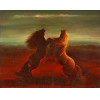 <p>Orlando Teruz - Cavalos - &Oacute;leo s/ tela montado em madeira, 81 x 100 cm, ass. inferior direito, dat. 1971</p>