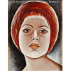 <p>Vicente do Rego Monteiro - Katia - &Oacute;leo s/ tela montado em madeira, 24 x 19 cm, ass. superior esquerdo, dat. 1970</p>