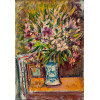 <p>Sergio Telles - Vaso de Flores - &Oacute;leo s/ tela, 73 x 51 cm, ass. inferior direito</p>