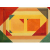 <p>Hermelindo Fiaminghi - Composi&ccedil;&atilde;o Geom&eacute;trica II - Guache s/ papel, 57 x 80 cm, ass. verso, dat. 1968. Com certificado de Mercedes Fiaminghi</p>