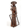 <p>Tati Moreno - Mago - Escultura de ferro, 93 x 37 cm, assinado</p>