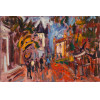 <p>Sergio Telles - Rua da Matriz - Porto Seguro - &Oacute;leo s/ cart&atilde;o, 20 x 30 cm, ass. inferior direito e verso, dat. 1985</p>