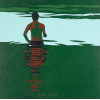 <p>Newton Mesquita - Pescador - Acr&iacute;lica s/ tela, 50 x 50 cm, ass. centro inferior e verso, dat. 1981. Com cach&ecirc; da Oscar Seraphico Galeria de Arte no verso</p>