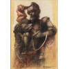 <p>Grassmann, Marcelo - Sem T&iacute;tulo - Pastel e nanquim s/ papel, 70 x 50 cm, ass. inferior direito, dat. 1989. Com cach&ecirc; da Galeria Sim&otilde;es de Assis no verso</p>