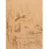 <p>Flavio de Caravalho - Nu Feminino - Desenho a nanquim s/ papel, 33 x 43 cm, ass. superior direito, dat. 1942</p>