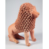 <p>Nuca de Tracunhaem - Le&atilde;o - Escultura de Argila, 37 x 30 x 17 cm, assinado</p>