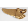 <p>Pietrina Checcacci - Pé, Escultura de Bronze, 13 x 5 cm, assinado</p>
