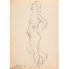 <p>Mario Zanini - Nu Feminino, Lápis s/ papel, 38 x 28 cm, ass. inferior esquerdo, dat. 1966</p>