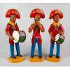 <p>Luiz Antonio - Banda - Escultura de argila pintada, 35 cm de altura cada, assinadas</p>