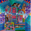 <p>Lucas Pennacchi - Rua Amor A natureza - Acrílica s/ tela, 80 x 80 cm, ass. inferior direito, dat. 2025</p>