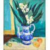<p>Haroldo Mattos - OST - Vaso de flores. Mede 59cm x 50cm.</p>