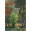 <p>Wilde Lacerda, 85 - Aquarela - Paisagem Parque municipal, BH. Mede 73cm x 53cm.</p>