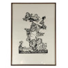 <p>Haroldo Mattos, 84 - Xilogravura. Mede 65cm x 47cm.</p>