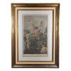 <p>Hans Zatzka - Reprodução - First Whisper of Love. Mede 66cm x 40cm.</p>