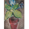 <p>Carlos Bracher, 86 - OST - Vaso com folhagem. Mede 46cm x 33cm.</p>