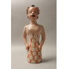 <p>Zezinha - Maria José Gomes da Silva - Boneca - Escultura em cerâmica. Mede 31cm x 8cm x 14cm.</p>