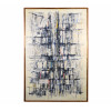 <p>DOMENICO LAZZARINI (Viareggio It&aacute;lia 1920 - Rio de Janeiro RJ 1987) &Oacute;LEO SOBRE TELA ABSTRATO, 1960. *Consta antigo e impercept&iacute;vel restauro, somente visto pelo anverso. MED: 1,46 X 96 CM Nascido em 1920 na pitoresca cidade de Viareggio, na Toscana, Lazzarini formou-se em um ambiente art&iacute;stico profundamente marcado pela heran&ccedil;a do Renascimento, estudando nas hist&oacute;ricas escolas de Lucca e Floren&ccedil;a durante a d&eacute;cada de 1940. Foi nesse cen&aacute;rio que teve contato com grandes mestres, principalmente Emilio Vedova, cuja est&eacute;tica informalista e gestualista p&oacute;s-guerra influenciou decisivamente o jovem pintor. A carreira de Lazzarini na Europa percorreu as principais capitais e eventos culturais: a Trienal de Mil&atilde;o, a Quadrienal de Roma e a Bienal de Veneza de 1948, al&eacute;m de exposi&ccedil;&otilde;es em Paris, Londres e outras cidades. Reconhecido pela cr&iacute;tica, conquistou pr&ecirc;mios importantes, como o 1&ordm; Pr&ecirc;mio Lido Camaiore, firmando sua reputa&ccedil;&atilde;o internacional. Em 1952, um convite inesperado mudou o rumo da sua vida: um usineiro brasileiro o convida para lecionar pintura na Escola de Belas Artes de Araraquara, interior de S&atilde;o Paulo. L&aacute;, Domenico tornou-se pioneiro ao trazer o modernismo europeu para uma institui&ccedil;&atilde;o ainda muito presa a tradi&ccedil;&otilde;es acad&ecirc;micas. Gra&ccedil;as a ele, uma nova gera&ccedil;&atilde;o de artistas brasileiros come&ccedil;ou a despontar, muitos dos quais alcan&ccedil;aram destaque na Bienal de S&atilde;o Paulo. Sua influ&ecirc;ncia se consolidou quando, em 1957, fundou a Escola de Belas Artes de Ribeir&atilde;o Preto ao lado do escultor Bassano Vaccarini. No Rio de Janeiro, sua obra ganhou a aten&ccedil;&atilde;o da cr&iacute;tica e do p&uacute;blico com exposi&ccedil;&otilde;es marcantes, consolidando seu papel de pioneiro do abstracionismo expressionista. Sua pintura, densamente colorida e com uma textura que lembrava os mosaicos italianos, revelou-se uma linguagem &uacute;nica, dif&iacute;cil de rotular, mas imposs&iacute;vel de ignorar. Participar da V Bienal de S&atilde;o Paulo, em 1959, foi um marco. Lazzarini dividiu espa&ccedil;o com grandes artistas brasileiros, firmando sua presen&ccedil;a na vanguarda do movimento modernista local. Nos anos seguintes, sua obra continuou a evoluir, e ele passou a lecionar no Museu de Arte Moderna do Rio, influenciando diretamente nomes importantes da arte contempor&acirc;nea brasileira. Nos anos 70, sua pintura ganhou dramaticidade e intensidade. As cores se aqueceram, as formas ficaram mais firmes e a tem&aacute;tica se voltou para paisagens desertas, solit&aacute;rias, como se traduzissem a contempla&ccedil;&atilde;o de um mundo interior mais complexo. Essa nova fase agradou ao p&uacute;blico e ampliou sua influ&ecirc;ncia. O reconhecimento do Rio de Janeiro veio em 1972, quando recebeu o t&iacute;tulo de Cidad&atilde;o Honor&aacute;rio pela Assembleia Legislativa do antigo Estado da Guanabara &mdash; um justo tributo a um artista que deixara sua marca profunda na cultura da cidade. Mesmo ap&oacute;s sua morte, em 1987, o legado de Domenico Lazzarini permanece vivo em acervos importantes como o Museu Nacional de Belas Artes, o Museu de Arte Moderna do Rio e S&atilde;o Paulo, e o Museu de Arte da Pampulha. Sua trajet&oacute;ria &eacute; a de um homem que cruzou oceanos para imprimir sua vis&atilde;o e sua sensibilidade na inven&ccedil;&atilde;o moderna da arte brasileira.</p>