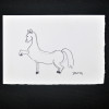 SYLVIO PINTO (1918-1997)<br />UM CAVALO <br />MED: 10 X 16